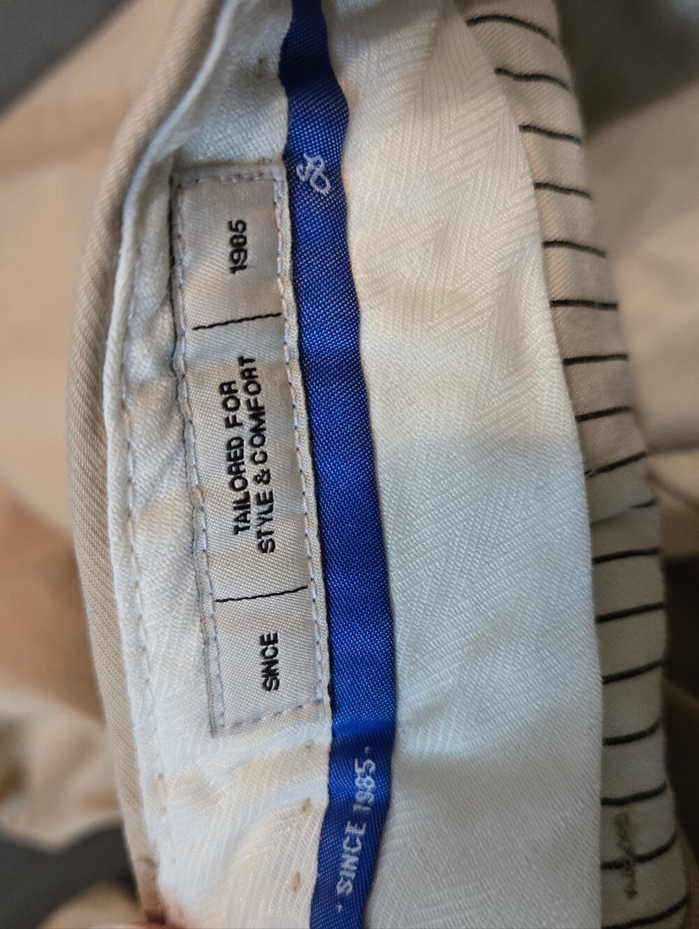 Scotch & Soda Tan Chino Pants with Branded Patch - Picture 9 of 16